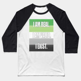 Aromantic pride: I am... Baseball T-Shirt